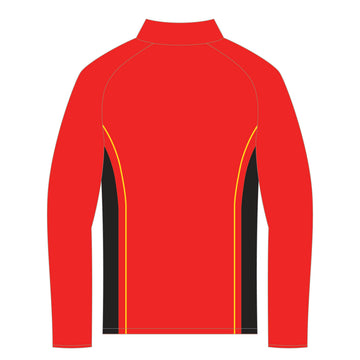 Off-Field Long Sleeve Qtr Zip Warm Up Top